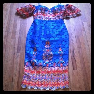 Bespoke midi lace dress